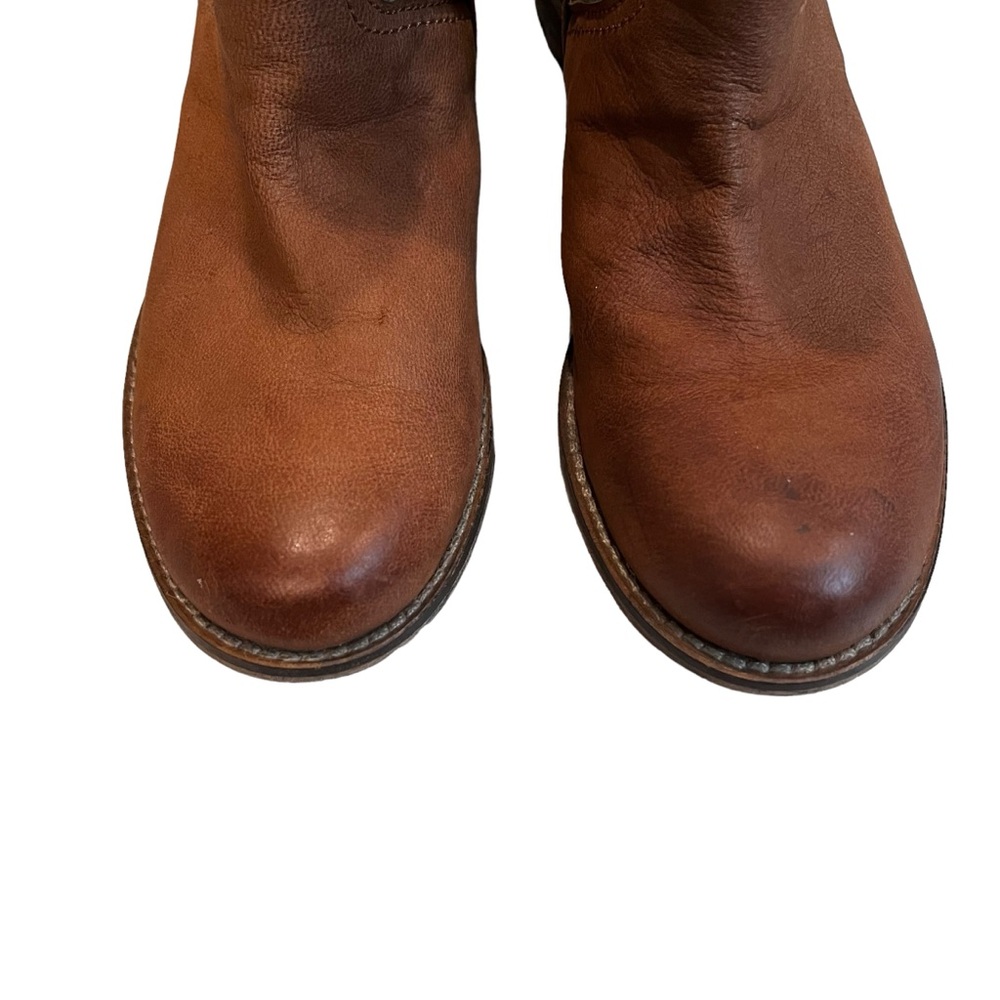 Seychelles Cowboy Leather and Woven Fabric Boots, Sz 10 - Picture 7 of 12